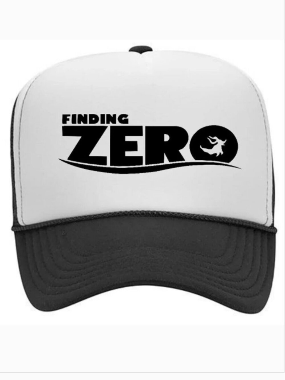 Finding Zero Nightmare Dog Foam Trucker Mesh Hat Black Snapback Cap